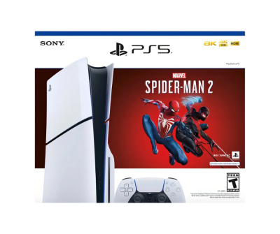 Consola Playstation 5 Slim Disco Spiderman - Ps5 1 Control Color Blanco